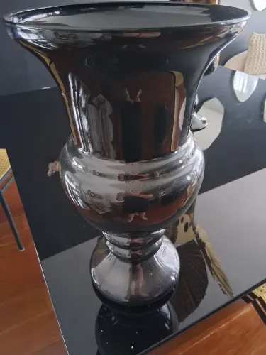 Vaso preto novo decorativo