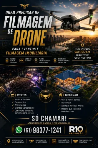 Filmagem drone