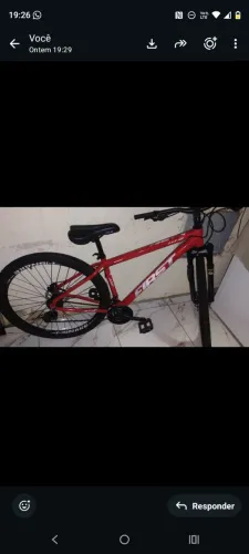 Bicicleta aro 29 3 mês de uso,aceito troca por outra diferença a parte 