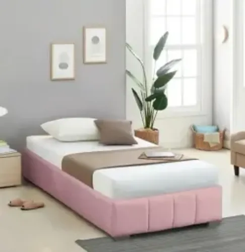 Cama Infantil Estofada p/ colchão de solteiro