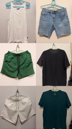 Bazar masculino peças por 20,00