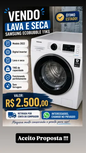 Vendo máquina Lave e seca