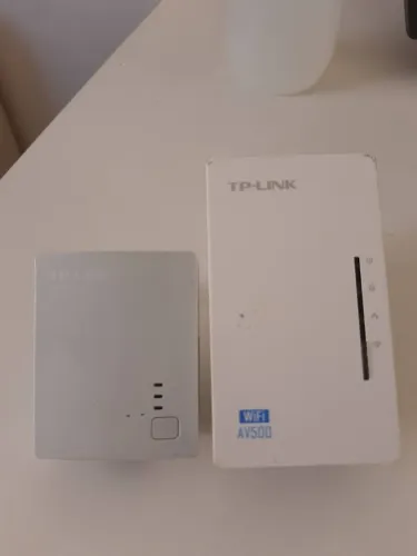 Extensor wireless powerline Tp-link Tl-wpa4220kit AV500 - Usado