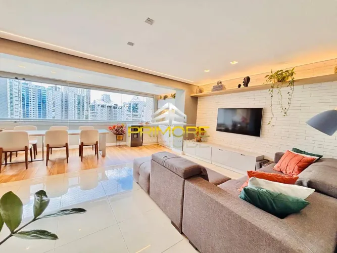 Apartamento no Vila da Serra com 126m² lazer completo e andar alto
