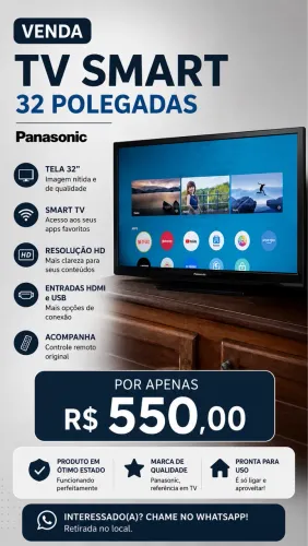 Tv Panasonic 32 polegadas