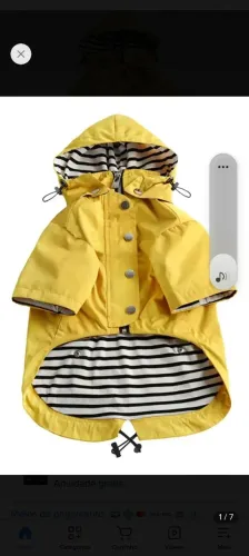 Vende-se capa de chuva importada para cão. Nunca usada pois ficou pequena.