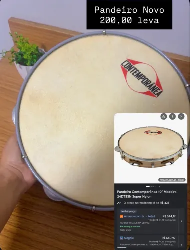 Pandeiro novo