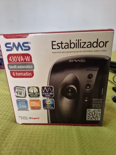 Estabilizador SMS bivolt para 6 tomadas