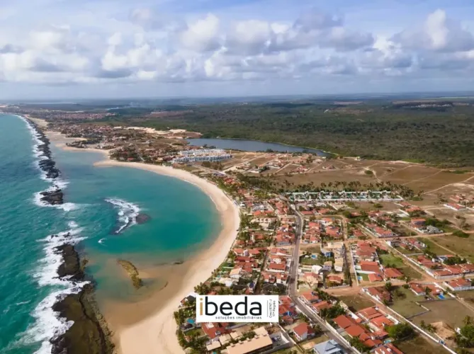 ibeda - Terreno em condomínio Praia de Tabatinga 100 metros praia 220m2, plano
