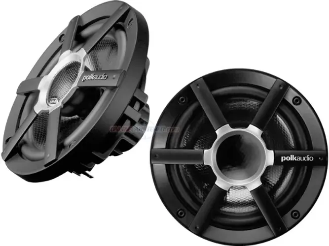 Alto-falante coaxial Polk Audio MM651 de 6,5 polegadas - Preto