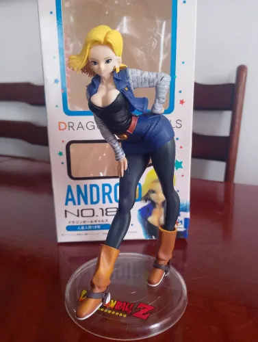 Figure estatueta Android 18 Dragon Ball Gals com caixa