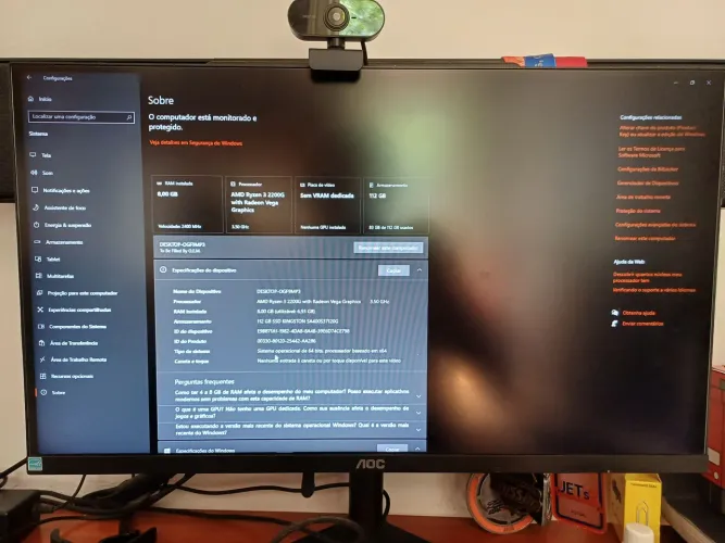 Pc completo para trabalho/estudo/jogos
