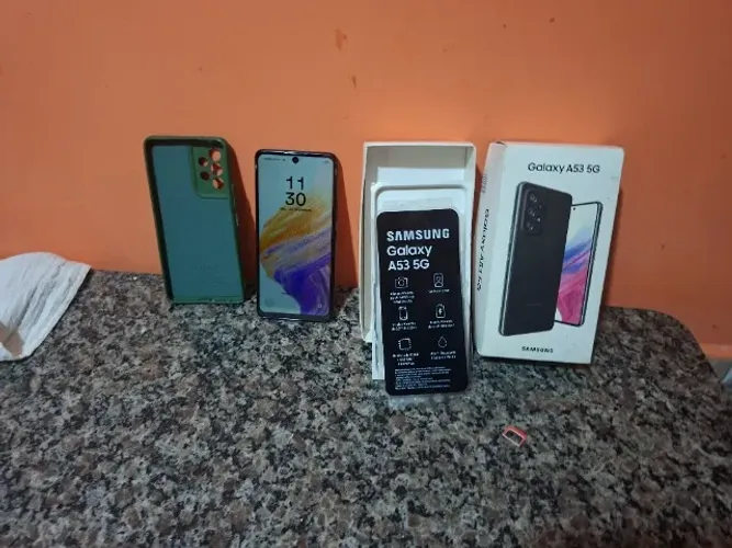 Samsung Galaxy A53 5G 5G 128 GB preto 8 GB RAM - Excelente Samsung Galaxy