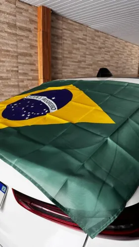 Kit 5 Bandeiras do Brasil 150x90 com Ilhós
