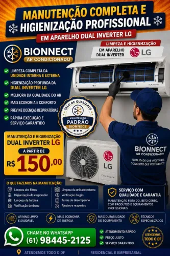 Limpeza de Ar Condicionado em Brasília