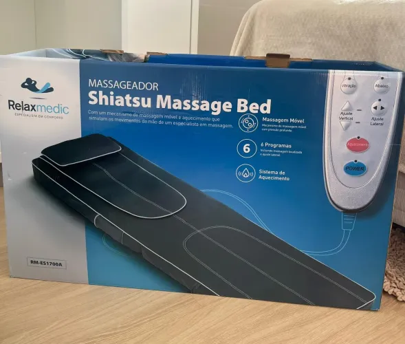 Esteira massageadora shiatsu bed relaxmedic
