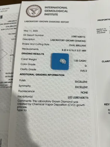 Diamante de laboratorío