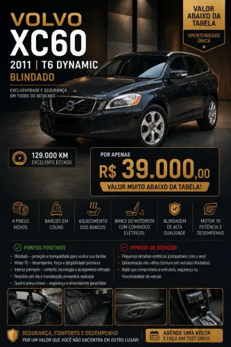Volvo XC 60 3.0 AWD 5P 2011