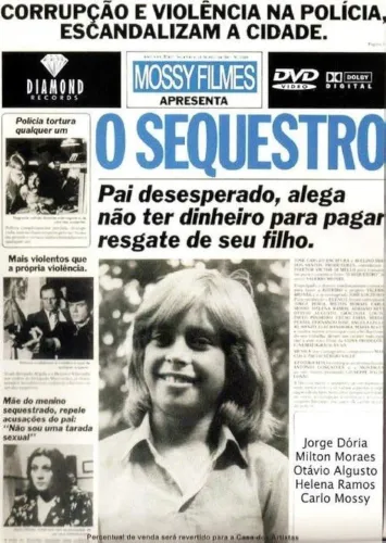 Filme O Sequestro do Menino Carlinhos Película 35mm Completo