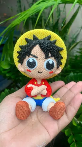 Luffy - Action figure - 12cm - Peça Exclusiva