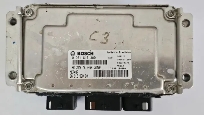 Módulo de Injeção ME749R 0 261 S10 380 Citroën C3 AIRCROS PICASSO C4 / Peugeot 206 207 307