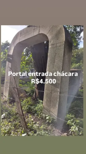 Portal de Entrada para Chácara