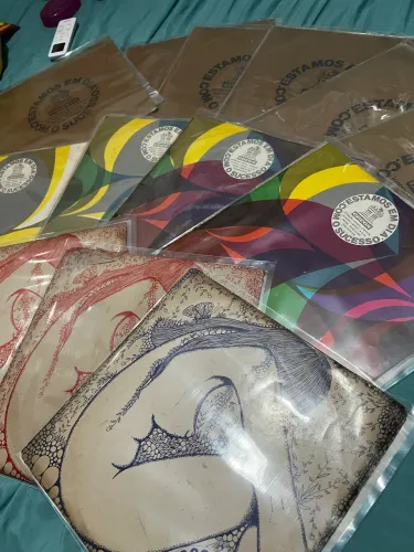 Coleção vinil LPs discos Odeon coletâneas raras invendáveis 