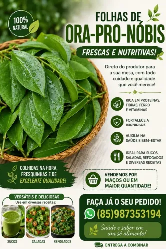 Folhas de Ora -pro - nóbis