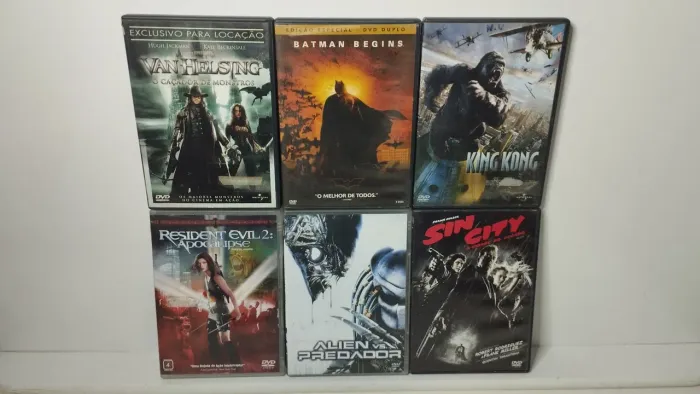 Coleção Ficção e Terror Filmes Originais R$:150 Reais