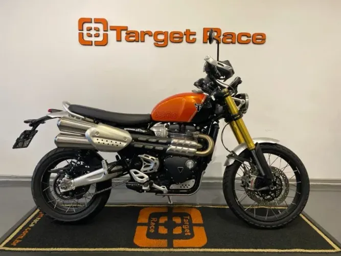 Triumph Scrambler 1200 XE - Laranja - Target Race