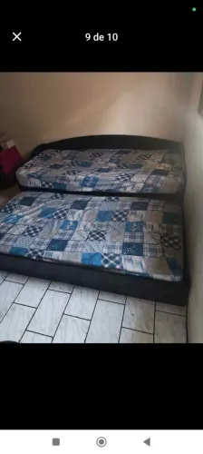 Cama Sofá Funny com Cama Auxiliar. Dupla cama. Marca: Conquista Móveis
