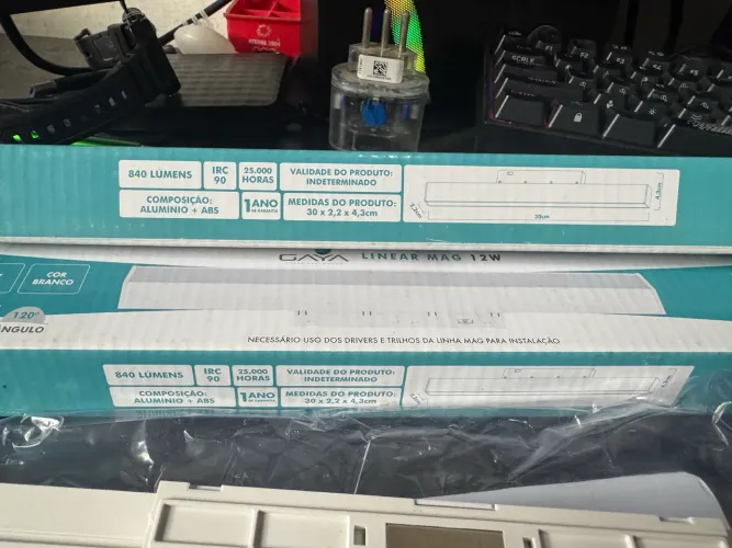 Luminária Gaya Linear Mag 12v 2700k