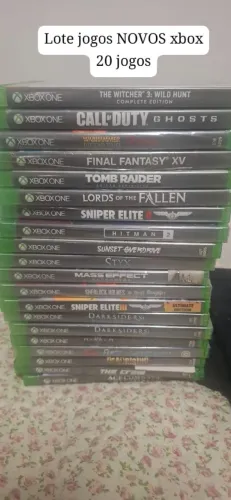 Lote jogos Xbox 20 jogos NOVOS