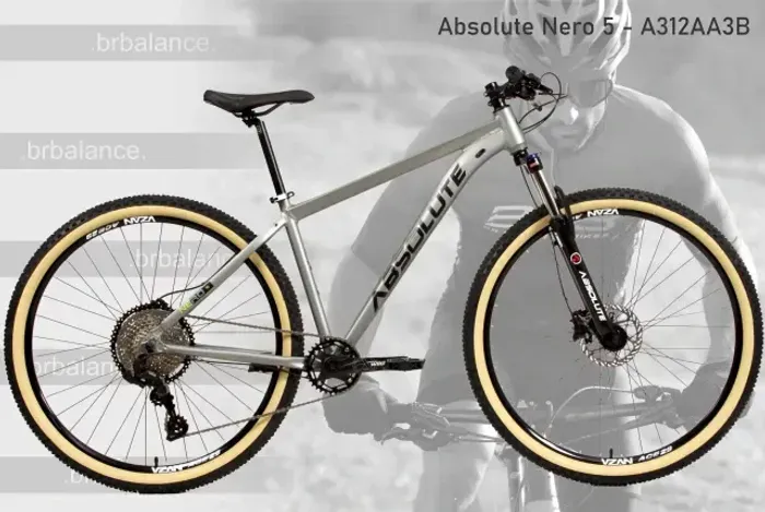 BIKE MTB 29 ABSOLUTE NERO 5 12V FREIOS HID SUSPENSÃO TRAVA