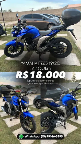 Vendo FZ25 2020 não troco!