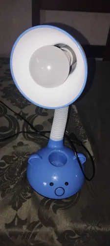 Luminária Infantil Menino Azul Semi Nova