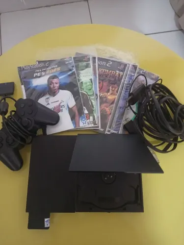 PS2 COM VÁRIOS JOGOS - FUNCIONANDO PERFEITO