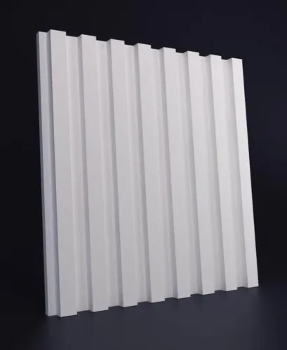 Placas de gesso 3d ripado 