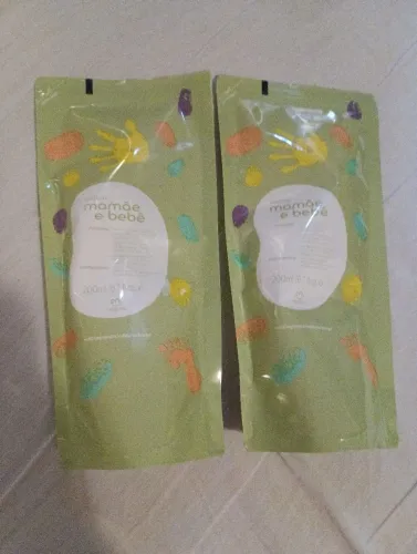 Kit Refil shampoo mamãe e bebê da natura 200ml
