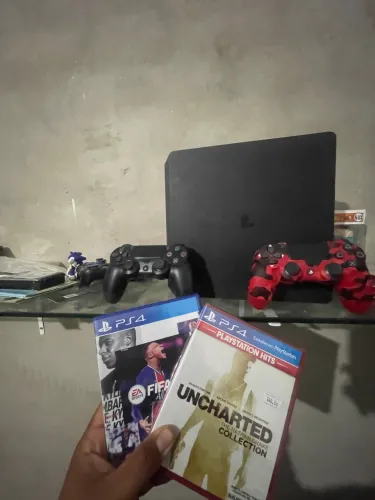 Ps4 slim 1tb cheio de jogos 