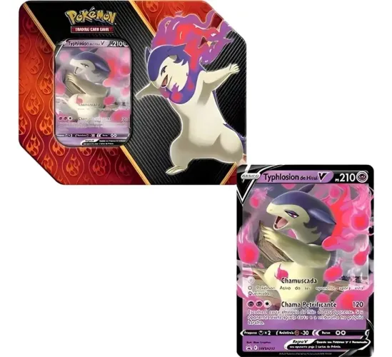 Pokemon Lata Poderes Divergentes Typhlosion de Hisui V Copag