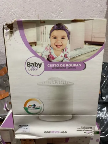CESTO DE ROUPAS Cinza