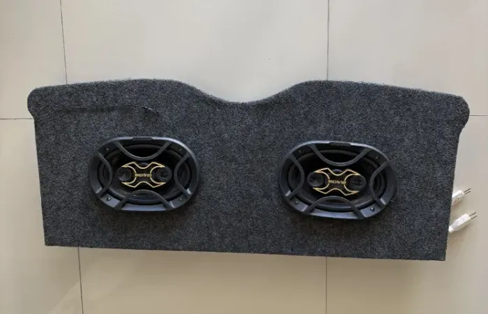 Bagagito tampão alto-falante Bravox 140W Novo Fiat Palio Attractive
