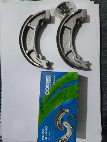 Patins de freio com mola linha Honda