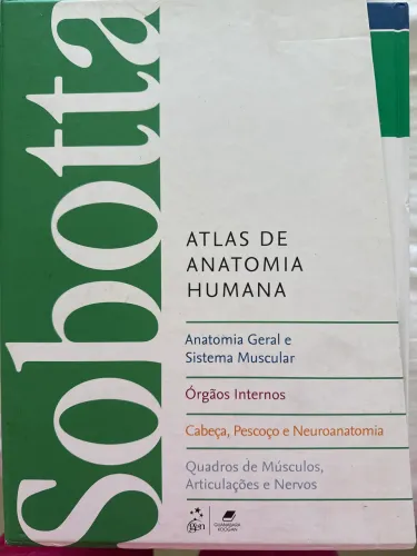 Atlas de Anatomia Humana 4 volumes Sobotta
