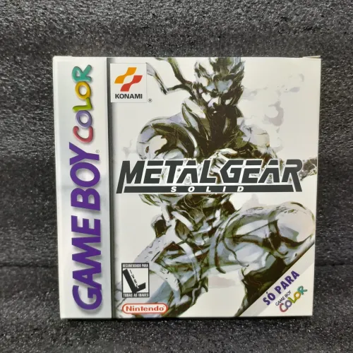 Metal Gear Solid Gameboy Color Gradiente Game boy Gbc Original Impecável 