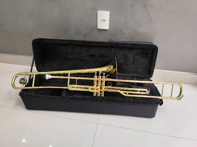 Trombone de Pisto Harmonics Sib - Novo ( de mostruário) - Aceito trocas -Parcelo 21x