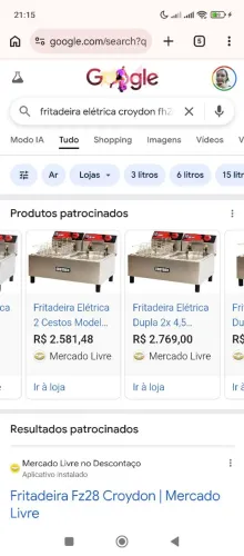 Fritadeira croydon