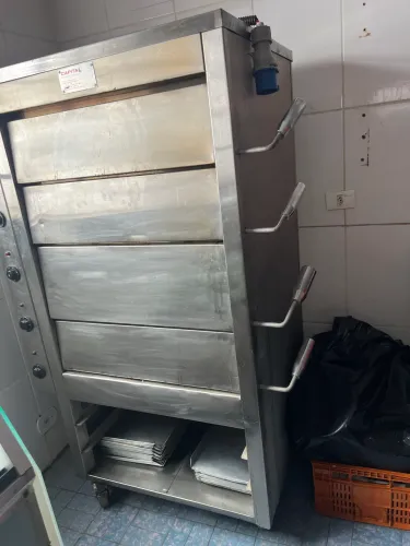 Forno de lastro de inox com 4 câmeras