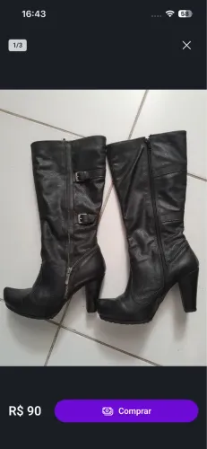 Bota cano alto